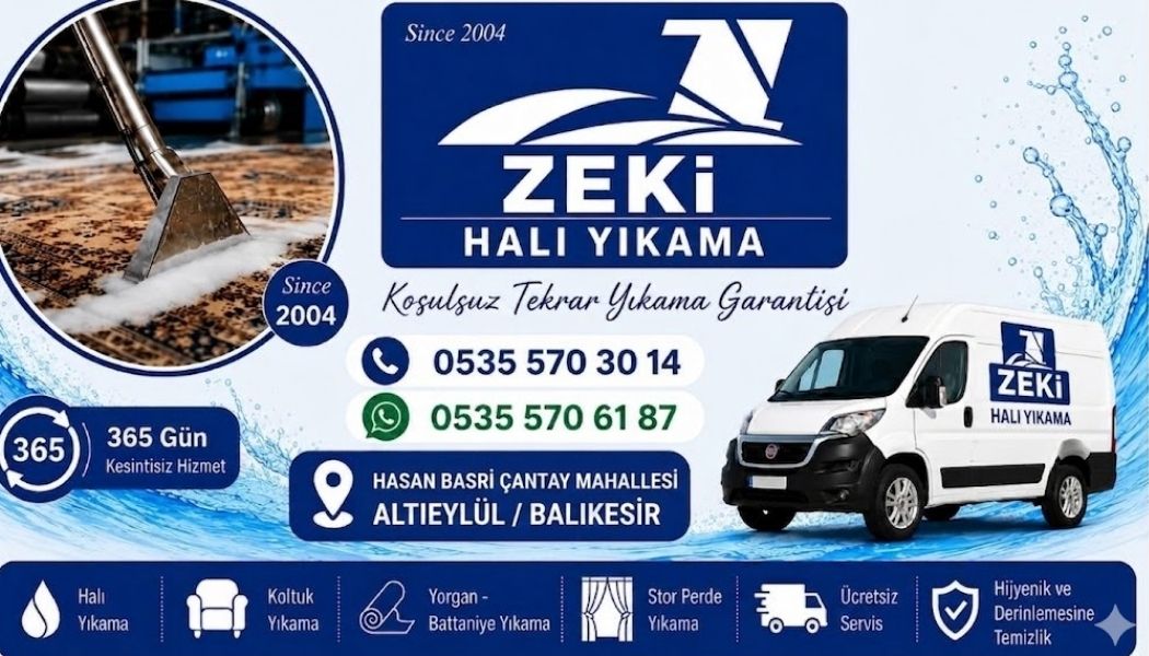  Altıeylül Hasan Basri Çantay - Profesyonel Halı Yıkama Hizmeti